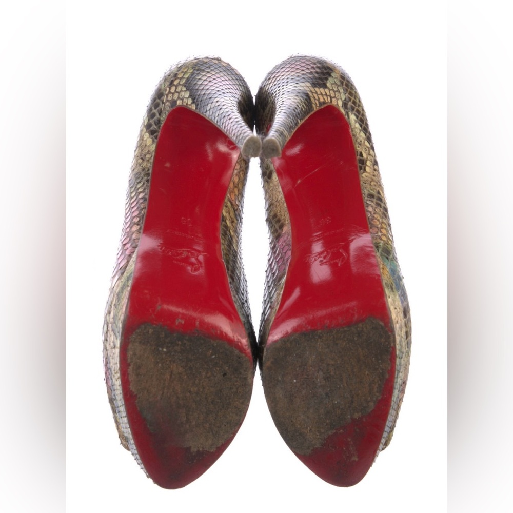 Christian Louboutins-Multicolor Python - image 5
